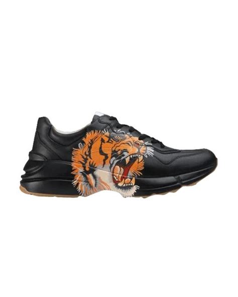 gucci rhyton leather top replica|gucci rhyton tiger print.